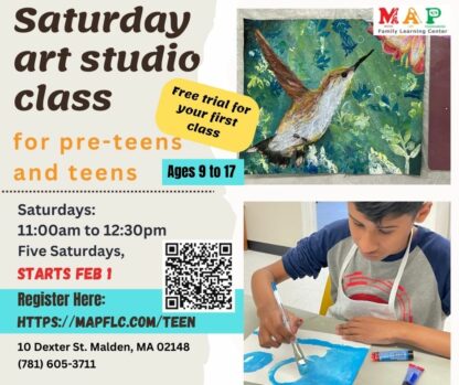 Teen and Tween Art Studio